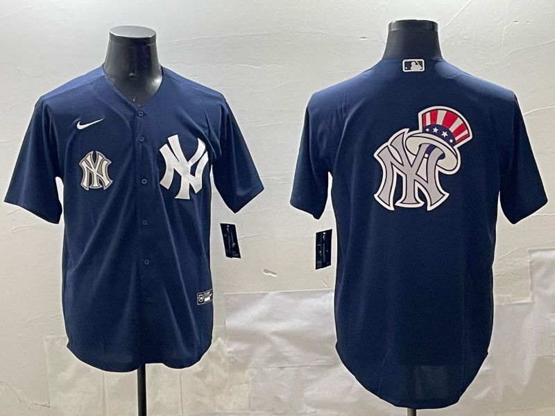 Men New York Yankees Blank Black Game 2025 Nike MLB Jersey style 12->new york yankees->MLB Jersey